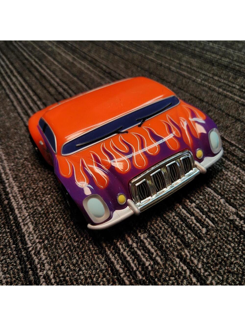 2003 Phat Boyz Flame Hot Rod Toy Car Orange Purple Flames Diecast